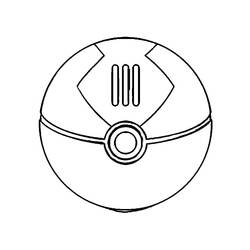 Dessin à colorier: Pokeball (Jouets et Jeux) #216487 - Coloriages à Imprimer Gratuits