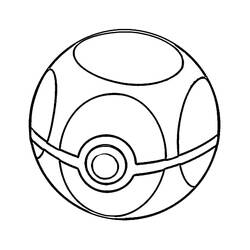 Dessin à colorier: Pokeball (Jouets et Jeux) #216488 - Coloriages à Imprimer Gratuits