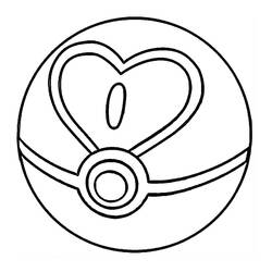 Dessin à colorier: Pokeball (Jouets et Jeux) #216492 - Coloriages à Imprimer Gratuits