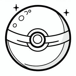Dessin à colorier: Pokeball (Jouets et Jeux) #216493 - Coloriages à Imprimer Gratuits