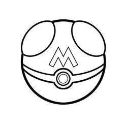 Dessin à colorier: Pokeball (Jouets et Jeux) #216496 - Coloriages à Imprimer Gratuits