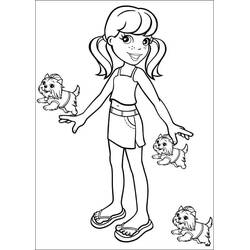 Dessin à colorier: Polly Pocket (Jouets et Jeux) #201954 - Coloriages à Imprimer Gratuits