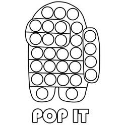 Dessin à colorier: Pop It (Jouets et Jeux) #200823 - Coloriages à Imprimer Gratuits