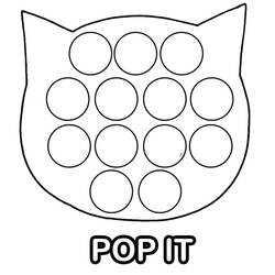Dessin à colorier: Pop It (Jouets et Jeux) #200825 - Coloriages à Imprimer Gratuits
