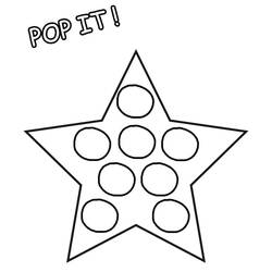 Dessin à colorier: Pop It (Jouets et Jeux) #200844 - Coloriages à Imprimer Gratuits