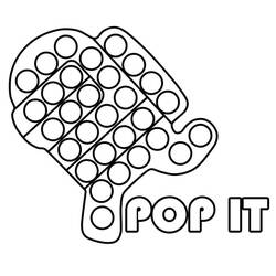 Dessin à colorier: Pop It (Jouets et Jeux) #200850 - Coloriages à Imprimer Gratuits