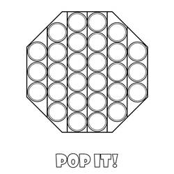 Dessin à colorier: Pop It (Jouets et Jeux) #200858 - Coloriages à Imprimer Gratuits