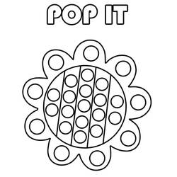 Dessin à colorier: Pop It (Jouets et Jeux) #200868 - Coloriages à Imprimer Gratuits