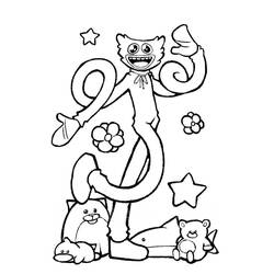 Dessin à colorier: Poppy Playtime (Jouets et Jeux) #189615 - Coloriages à Imprimer Gratuits