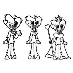 Dessin à colorier: Poppy Playtime (Jouets et Jeux) #189626 - Coloriages à Imprimer Gratuits