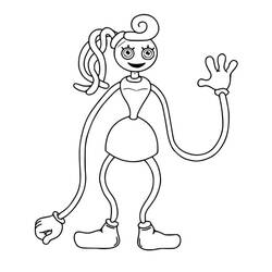 Dessin à colorier: Poppy Playtime (Jouets et Jeux) #189632 - Coloriages à Imprimer Gratuits