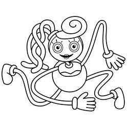 Dessin à colorier: Poppy Playtime (Jouets et Jeux) #189647 - Coloriages à Imprimer Gratuits