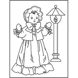 Dessin à colorier: Poupée (Jouets et Jeux) #202193 - Coloriages à Imprimer Gratuits