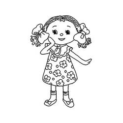 Dessin à colorier: Poupée (Jouets et Jeux) #202208 - Coloriages à Imprimer Gratuits
