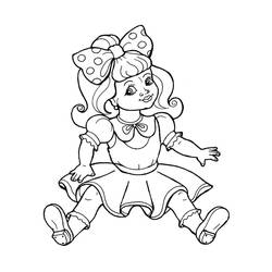 Dessin à colorier: Poupée (Jouets et Jeux) #202209 - Coloriages à Imprimer Gratuits