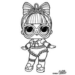 Dessin à colorier: Poupeé LOL (Jouets et Jeux) #176815 - Coloriages à Imprimer Gratuits
