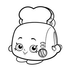 Dessin à colorier: Shopkins (Jouets et Jeux) #195797 - Coloriages à Imprimer Gratuits