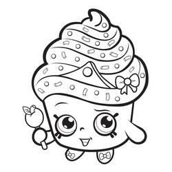 Dessin à colorier: Shopkins (Jouets et Jeux) #195807 - Coloriages à Imprimer Gratuits