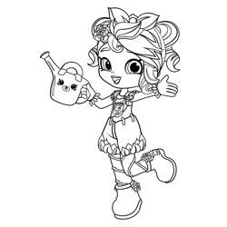 Dessin à colorier: Shoppies Dolls (Jouets et Jeux) #199255 - Coloriages à Imprimer Gratuits