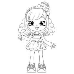 Dessin à colorier: Shoppies Dolls (Jouets et Jeux) #199257 - Coloriages à Imprimer Gratuits