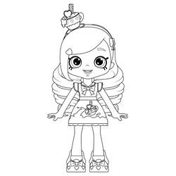 Dessin à colorier: Shoppies Dolls (Jouets et Jeux) #199258 - Coloriages à Imprimer Gratuits