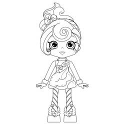 Dessin à colorier: Shoppies Dolls (Jouets et Jeux) #199259 - Coloriages à Imprimer Gratuits
