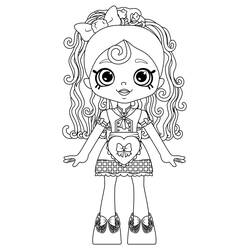 Dessin à colorier: Shoppies Dolls (Jouets et Jeux) #199263 - Coloriages à Imprimer Gratuits