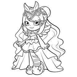 Dessin à colorier: Shoppies Dolls (Jouets et Jeux) #199264 - Coloriages à Imprimer Gratuits