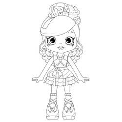 Dessin à colorier: Shoppies Dolls (Jouets et Jeux) #199265 - Coloriages à Imprimer Gratuits