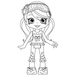 Dessin à colorier: Shoppies Dolls (Jouets et Jeux) #199273 - Coloriages à Imprimer Gratuits