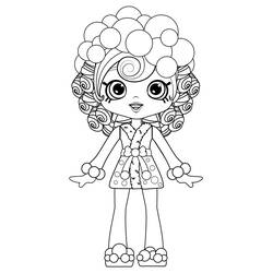 Dessin à colorier: Shoppies Dolls (Jouets et Jeux) #199274 - Coloriages à Imprimer Gratuits