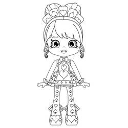 Dessin à colorier: Shoppies Dolls (Jouets et Jeux) #199278 - Coloriages à Imprimer Gratuits