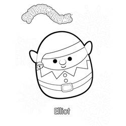 Dessin à colorier: Squishmallows (Jouets et Jeux) #219262 - Coloriages à Imprimer Gratuits