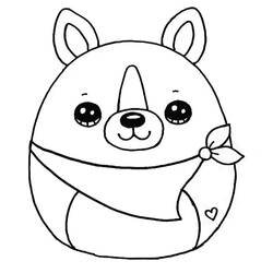 Dessin à colorier: Squishmallows (Jouets et Jeux) #219291 - Coloriages à Imprimer Gratuits