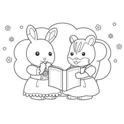Dessins à colorier: Sylvanian Families - Coloriages à Imprimer Gratuits