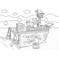 Dessin à colorier: Sylvanian Families (Jouets et Jeux) #185833 - Coloriages à Imprimer Gratuits