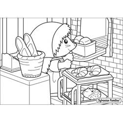 Dessin à colorier: Sylvanian Families (Jouets et Jeux) #185853 - Coloriages à Imprimer Gratuits