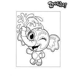 Dessin à colorier: Zoobles (Jouets et Jeux) #203689 - Coloriages à Imprimer Gratuits