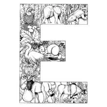 Dessin à colorier: Alphabet (Lettres et alphabet) #124624 - Coloriages à Imprimer Gratuits