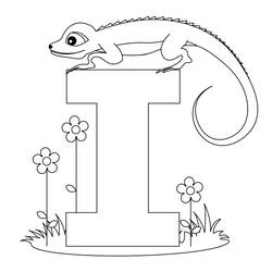 Dessin à colorier: Alphabet (Lettres et alphabet) #124629 - Coloriages à Imprimer Gratuits