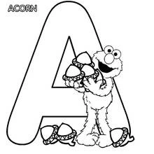 Coloriage Alphabet (Lettres et alphabet) #124635 à imprimer et colorier