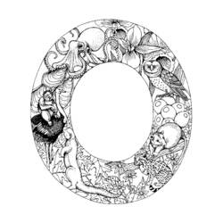 Coloriage Alphabet (Lettres et alphabet) #124647 à imprimer et colorier