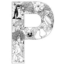 Coloriage Alphabet (Lettres et alphabet) #124648 à imprimer et colorier