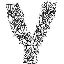 Coloriage Alphabet (Lettres et alphabet) #124692 à imprimer et colorier