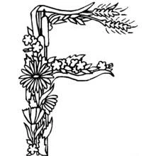 Coloriage Alphabet (Lettres et alphabet) #124696 à imprimer et colorier