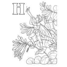 Coloriage Alphabet (Lettres et alphabet) #124699 à imprimer et colorier