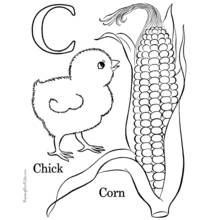 Coloriage Alphabet (Lettres et alphabet) #124748 à imprimer et colorier