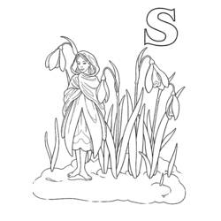 Coloriage Alphabet (Lettres et alphabet) #124752 à imprimer et colorier