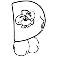 Coloriage Alphabet (Lettres et alphabet) #124770 à imprimer et colorier