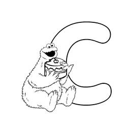 Coloriage Alphabet (Lettres et alphabet) #124782 à imprimer et colorier